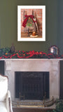 Let Christmas Live 1 White Framed Print Wall Art