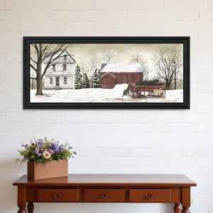 Christmas Trees for Sale 5 Black Framed Print Wall Art