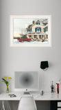 Preparing for Christmas 1 White Framed Print Wall Art