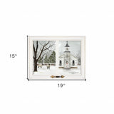 I Heard the Bells on Christmas Day 1 White Framed Print Wall Art