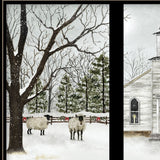 I Heard the Bells on Christmas Day 2 Black Framed Print Wall Art