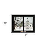 I Heard the Bells on Christmas Day 2 Black Framed Print Wall Art