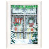 Christmas Joy 1 White Framed Print Wall Art