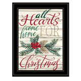 Home For Christmas 2 Black Framed Print Wall Art