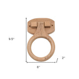 Traditional Solid Teak Heavy Duty Towel Ring