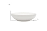 White Six Piece Porcelain Service For Six Bowl Set