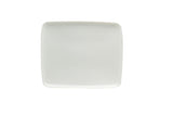 White Six Piece Rectangle Porcelain Service For Six Dinner Plate Set