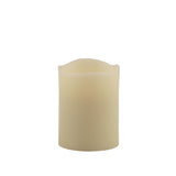 4" Ivory Flameless Pillar Candle