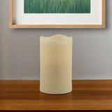 5" Ivory Flameless Pillar Candle