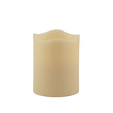 5" Ivory Flameless Pillar Candle