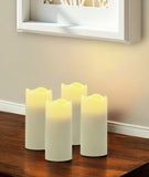 Set of Four Ivory Flameless Votive Candle