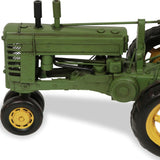 7" Green and Black Metal Hand Painted Model Tractor