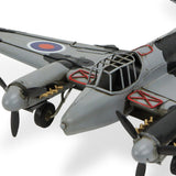 4" Black and Gray Metal Hand Painted Model Airplane