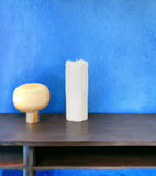 Set of Two White Flameless Pillar Candle