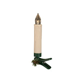 Set of Twentyfour Off White Flameless Christmas Taper Candle