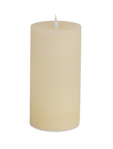 8" Beige Flameless Designer Candle