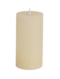 8" Beige Flameless Designer Candle