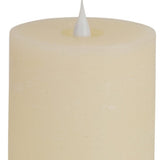 8" Beige Flameless Designer Candle