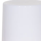 Set of Two White Flameless Pillar Candle