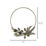 1" Gold Artificial Mixed Assortment Wreath